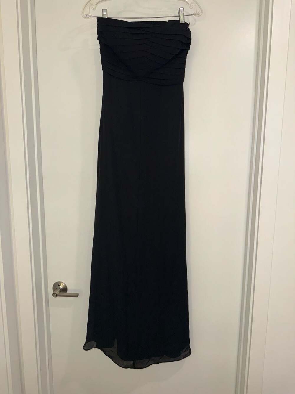ARMANI Collezioni Women’s black Silk Strapless Gown 4